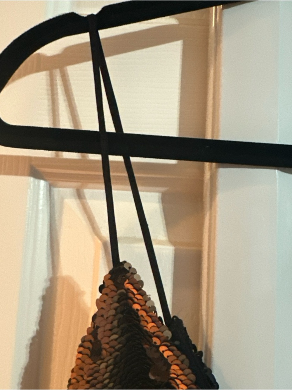 Intimately Free People Black/Bronze Sequin & Lace Women’s  Camisole - Picture 5 of 7